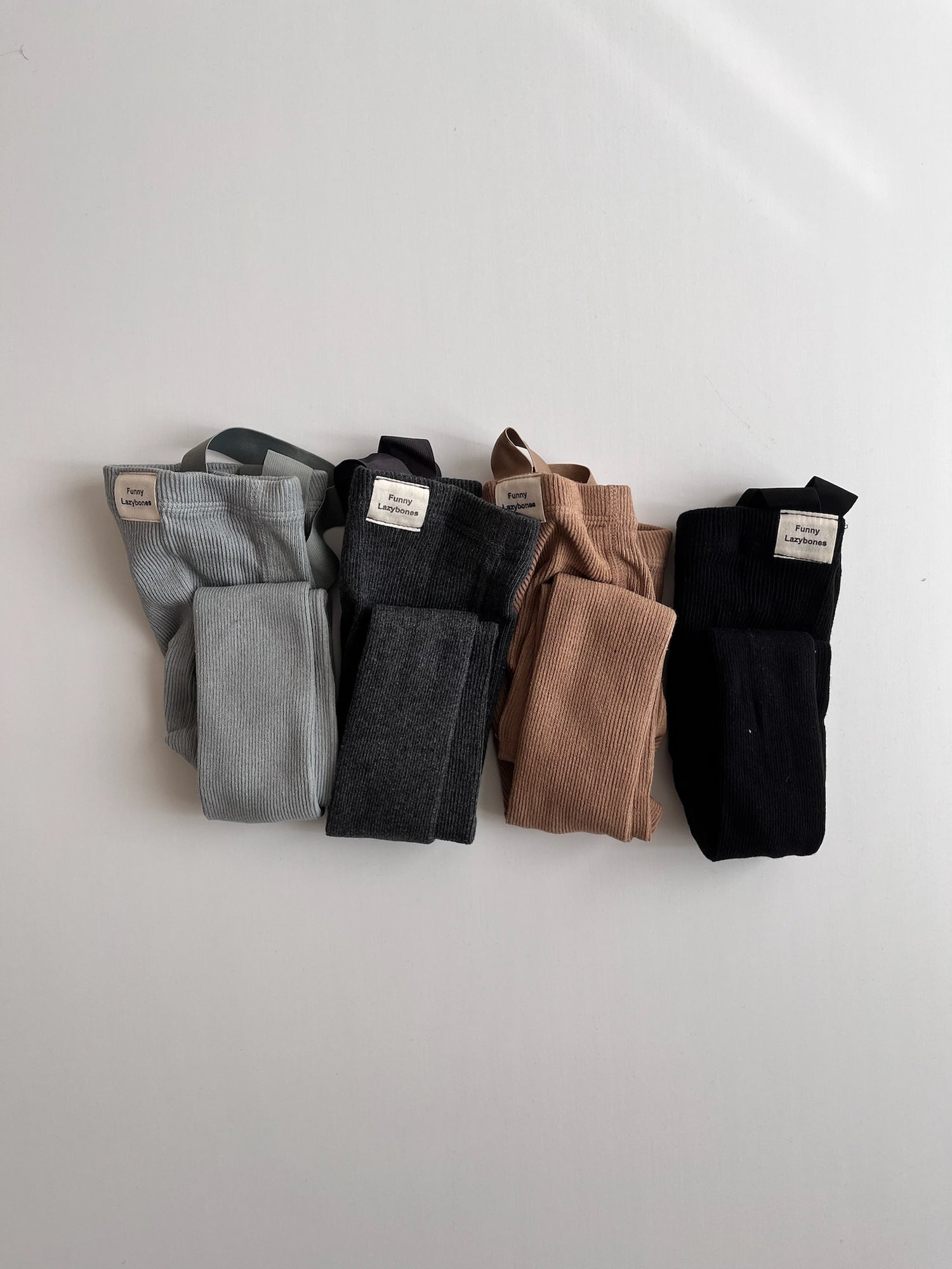 knit suspender leggings / mun