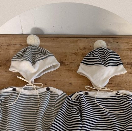 Marine PomPom Bonnet-nanamood-14