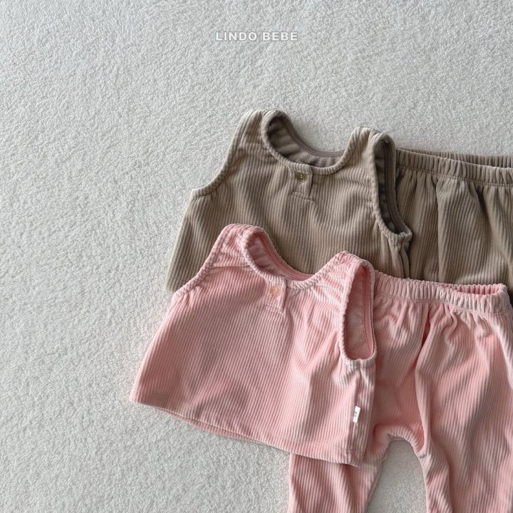 Fleecy Sleeveless Set -LINDObebe-5