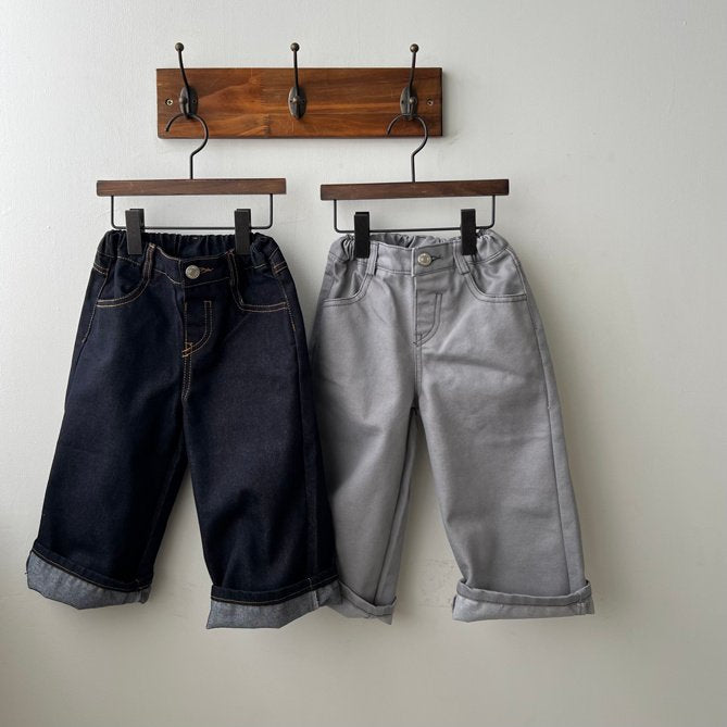 orca denim pants -oatmeal-20