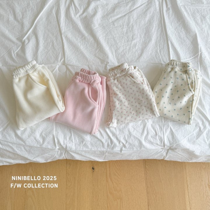 velour pants plain-ninibello-21