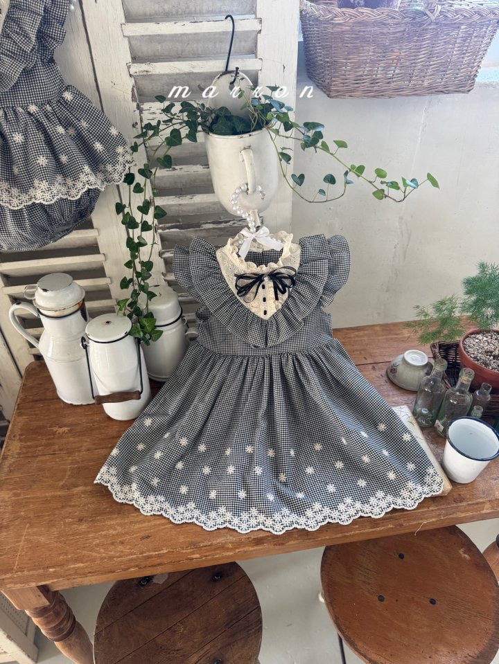 Mari Dress-marron/3-4