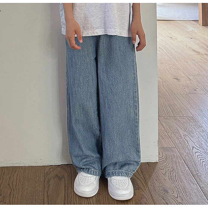 ⚫︎ Cool Wide Denim Pants / oahu kids