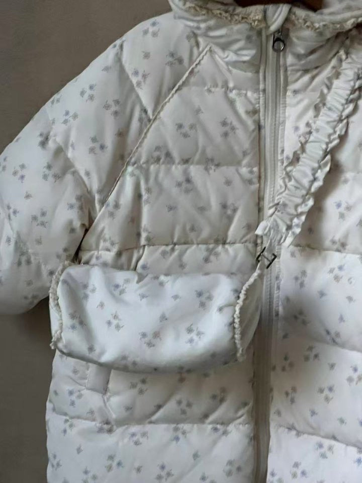 flower frill down padding (bag set)-aiai-8