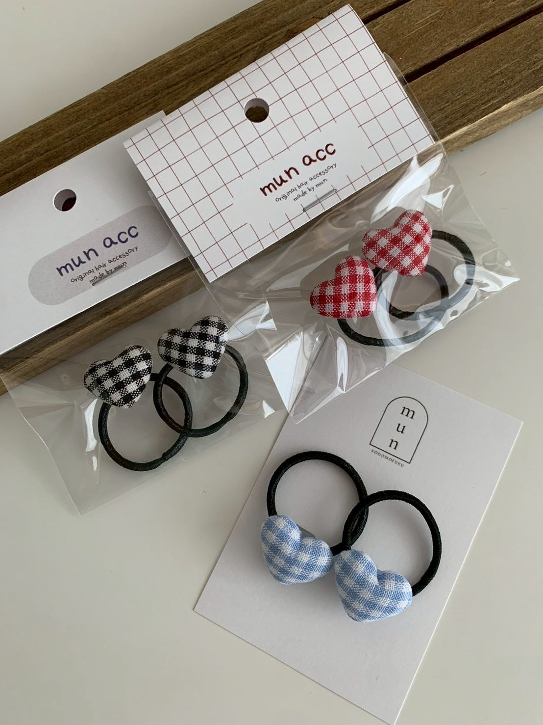 mun acc / gingham check gom