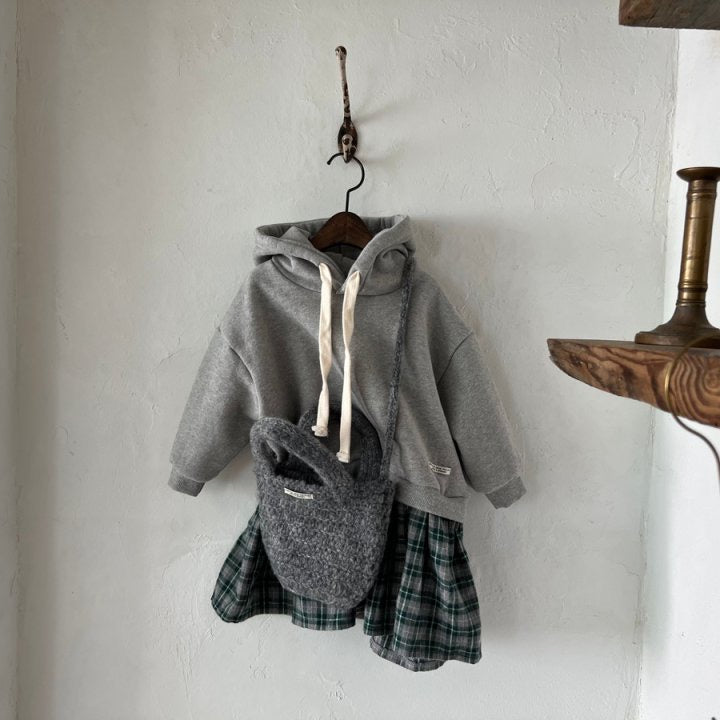 Pposong Hood Dress -oatmeal-7