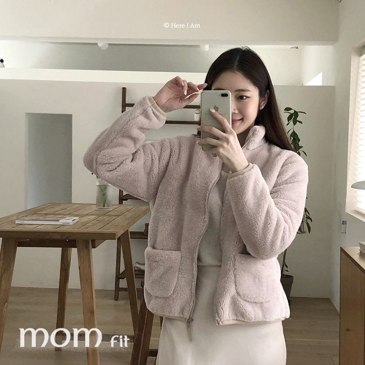Kinder fleece jacket Adult - here i am - 6