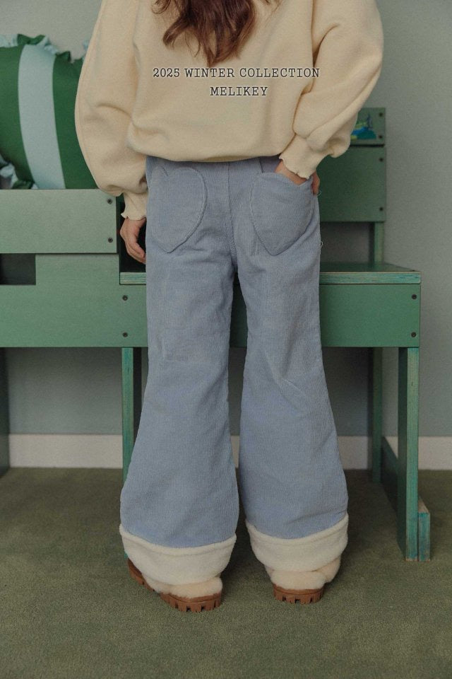marshmallow bootcut pants-Melikey-24