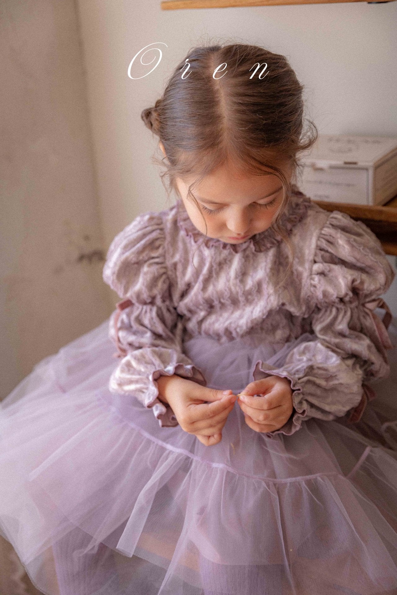 Belle Rose Sha Kkang Dress OREN-2