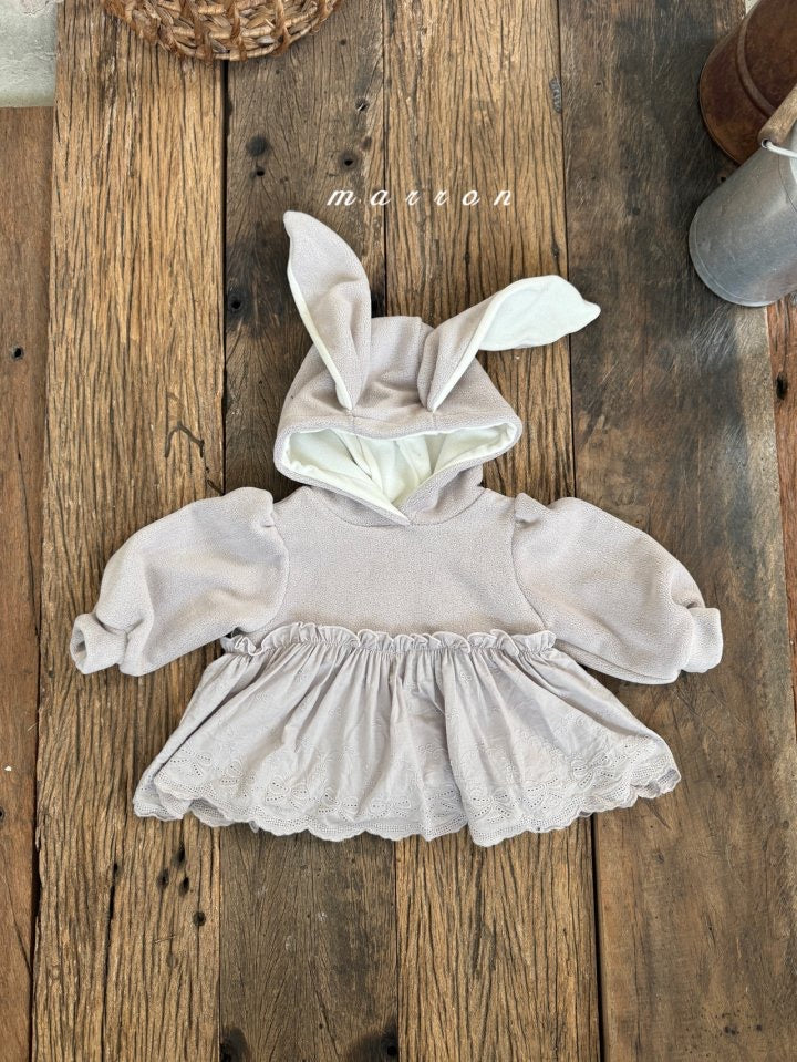 bunny lace hoodie-marron-14