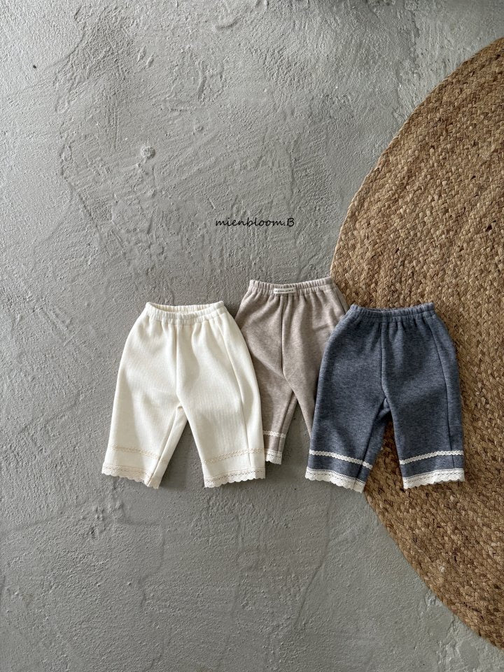 Jjondeuk Knit Lace Pants - mienbloomb-41