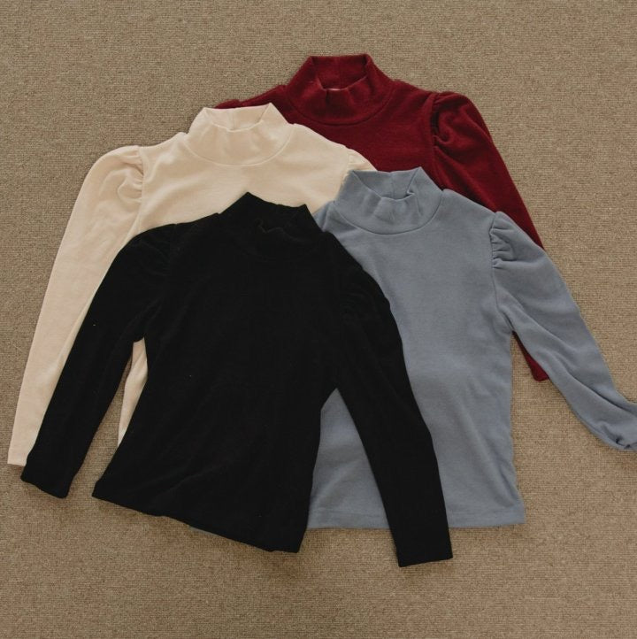 Brushed Turtleneck Tee / mon atelier-27