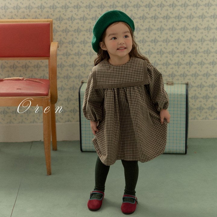 bobo check sailor dress-oren-25