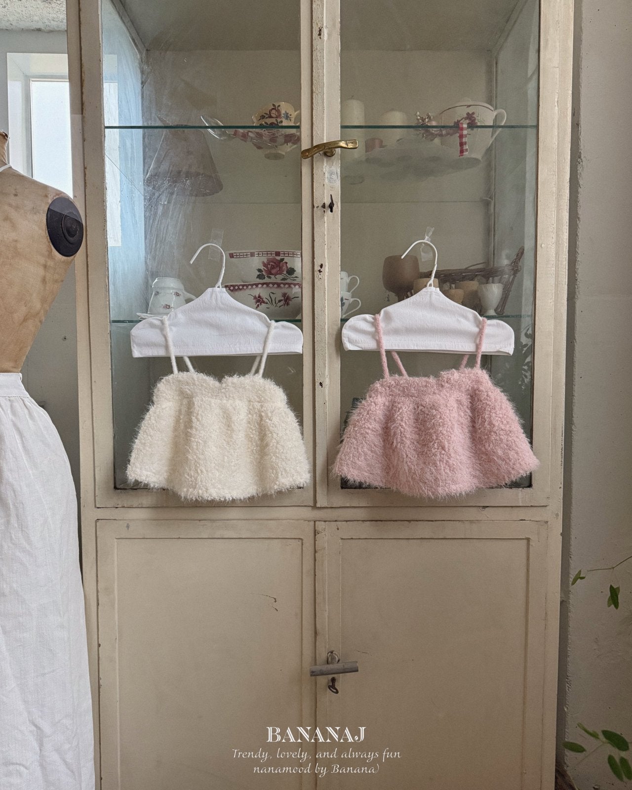 Flower frill bustier-banana.j-24