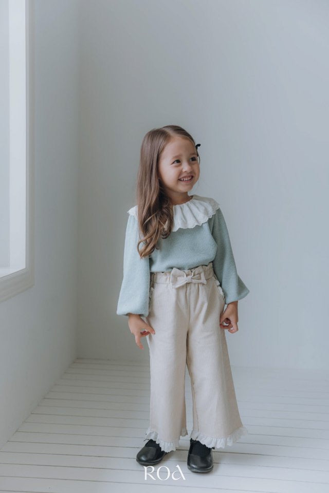 Corduroy Ribbon Pants - Roa - 4