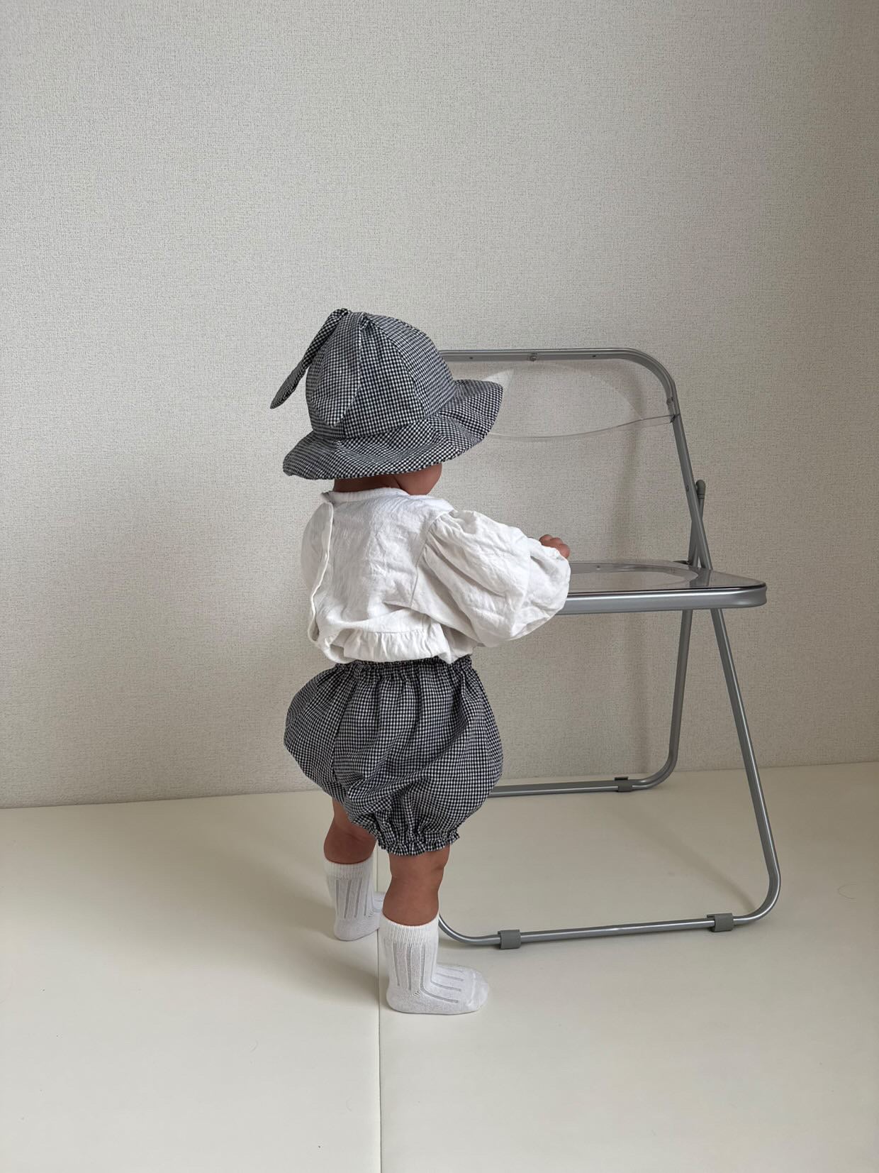 check baby pants / mun
