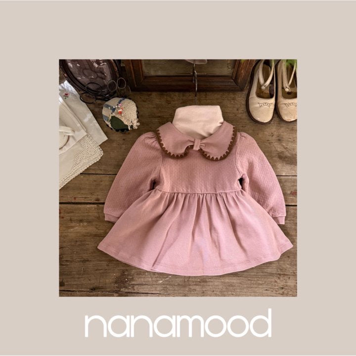 Rosy Ribbon Dress-nanamood-8