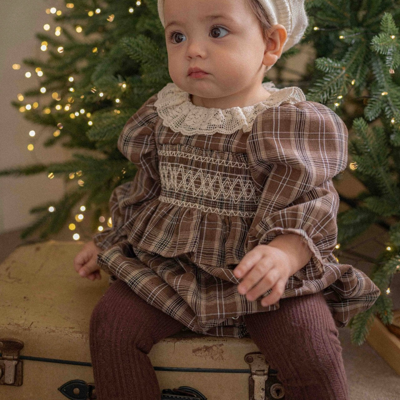 Chocolat Check Suit OREN-5