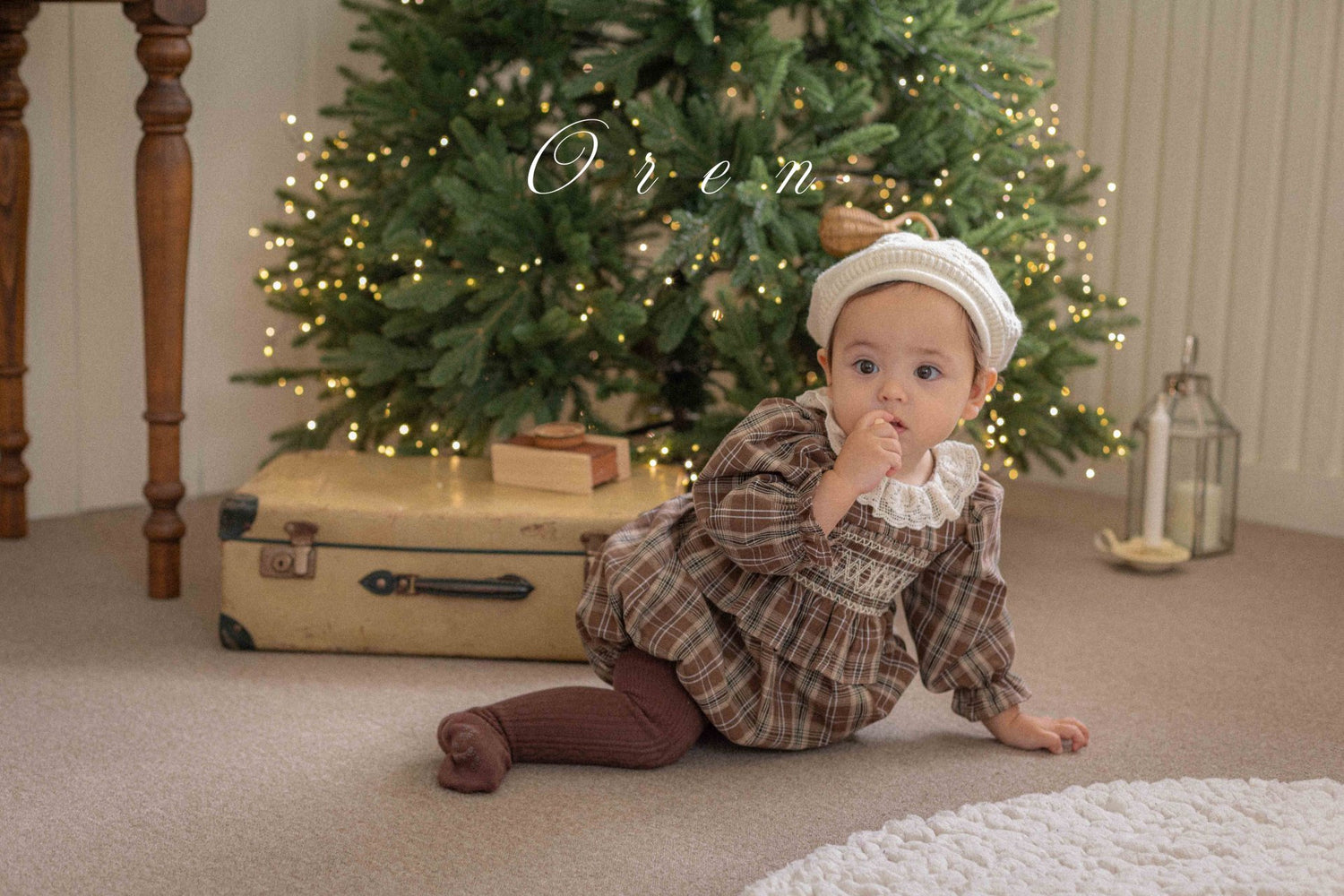 Chocolat Check Suit OREN-5