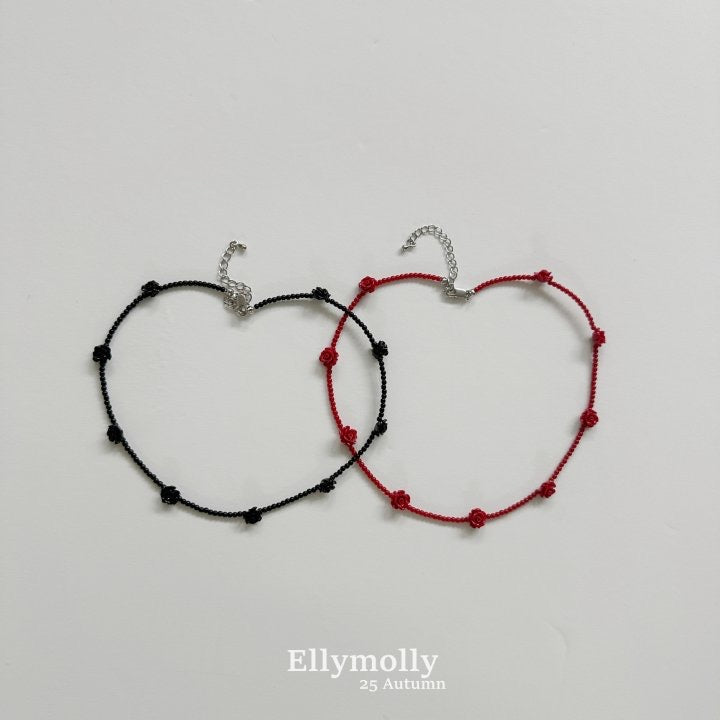 Rose Necklace - ellymolly-67
