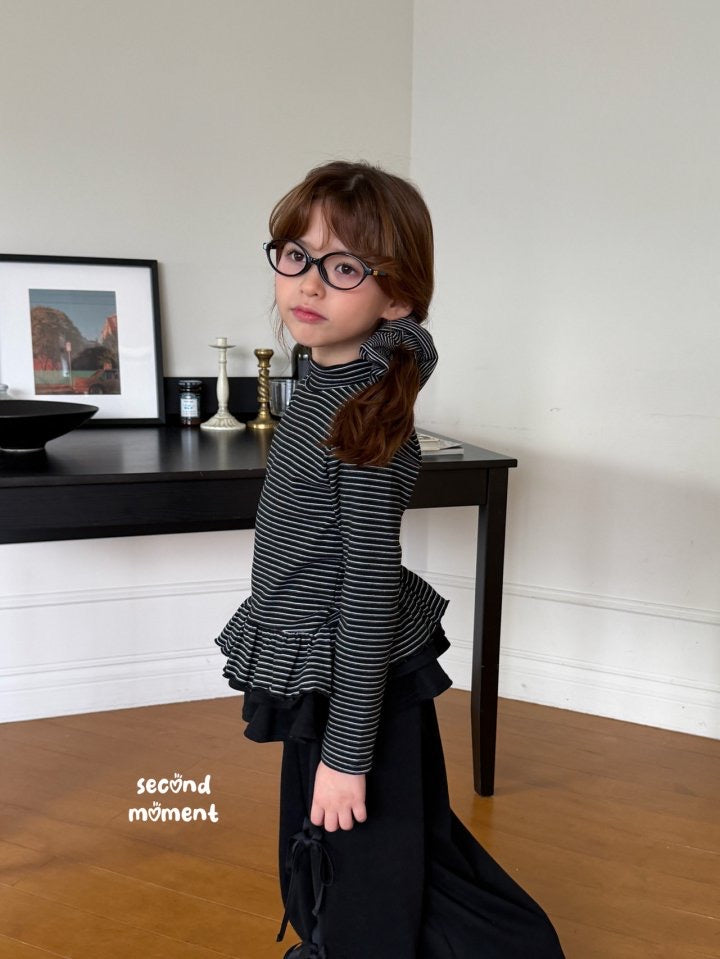 frill line turtle neck -second moment-24