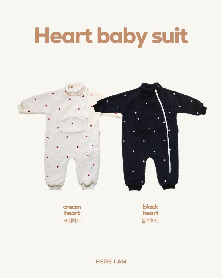 Heart baby suit - here i am - 10
