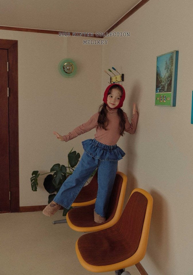 jane frill denim pants-Melikey-25