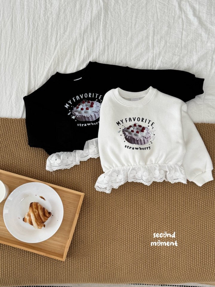 cake lace sweatshirt -second moment-19