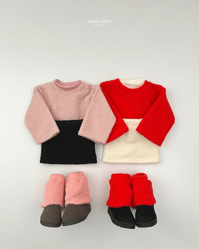 Vivid Fleece Skirt-HAROHARO-41