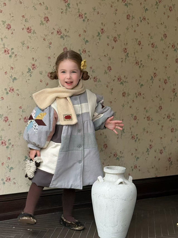 cozy blossom patch coat -aiai-5
