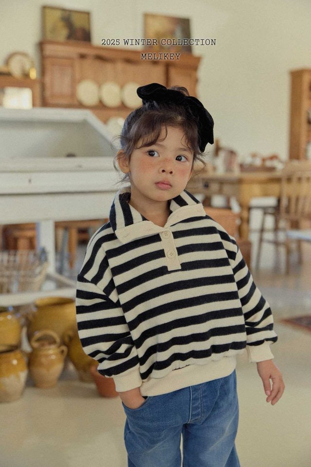 high neck button sweatshirt-Melikey-11