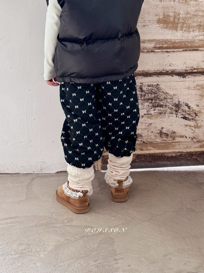 ribbon jogger pants-poisson-16