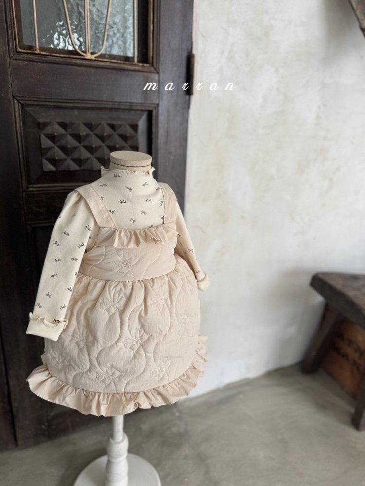 quilting onepiece-marron-10