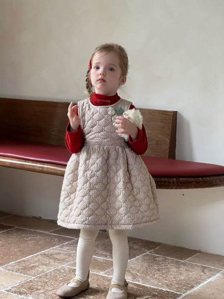 Berry Coco Quilted Dress - aiai-70