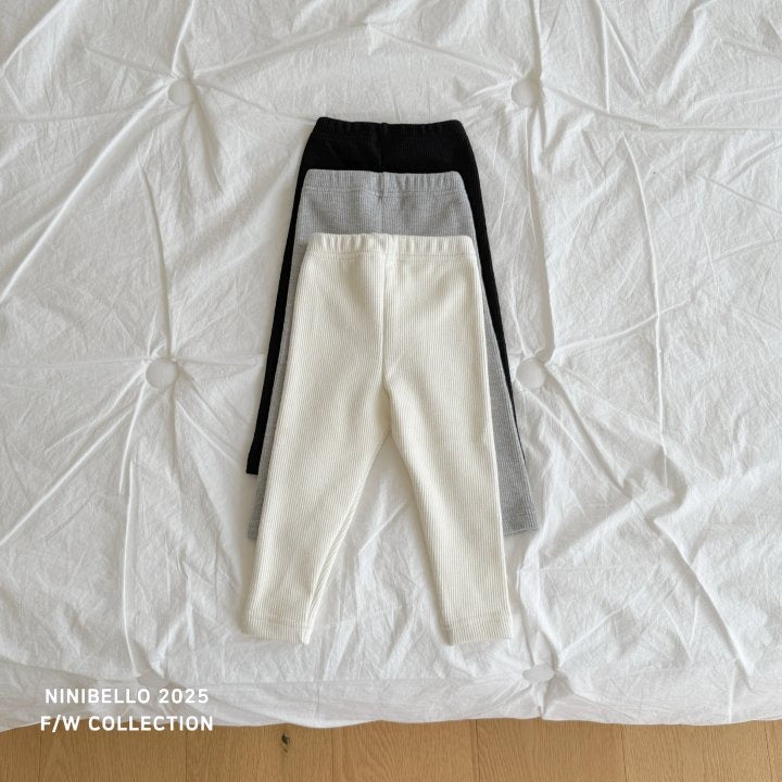 Daily Ribbed Leggings - ninibello - 3