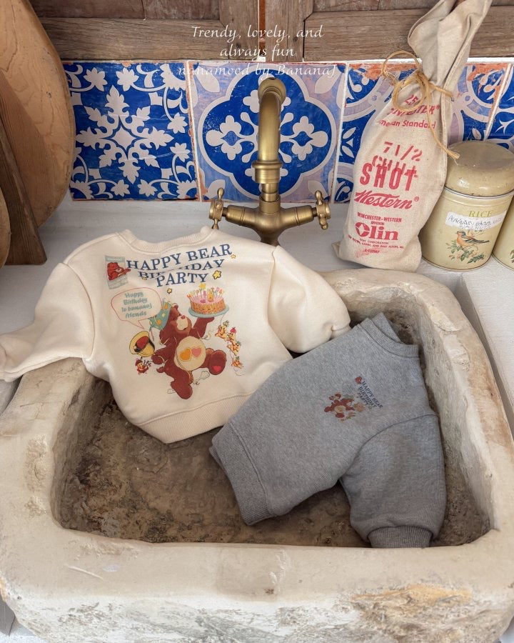 Bebe Happy Bear Sweatshirt - nanamood by banana.j-8
