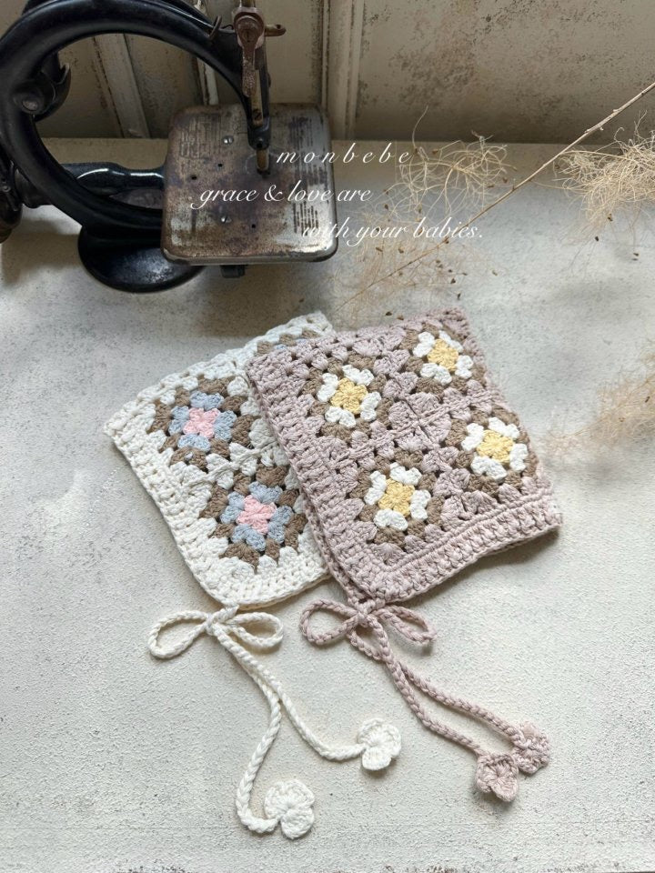 multi handmade bonnet - monbebe-36