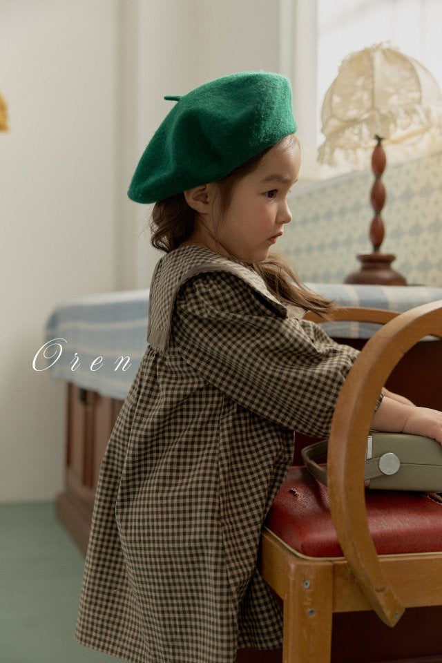 bobo check sailor dress-oren-25