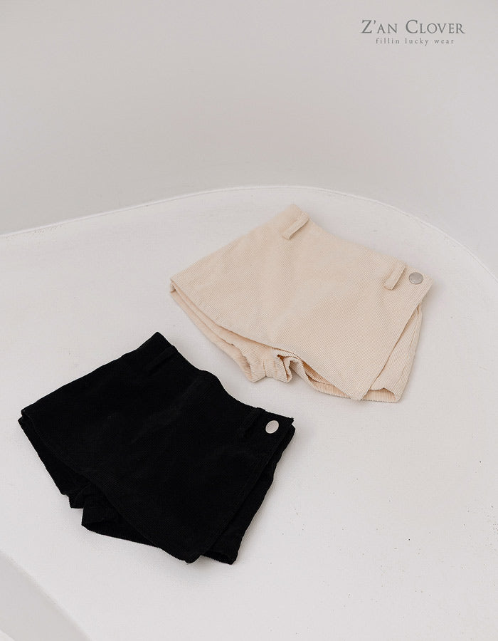 corduroy wrap pants - zanclover-14