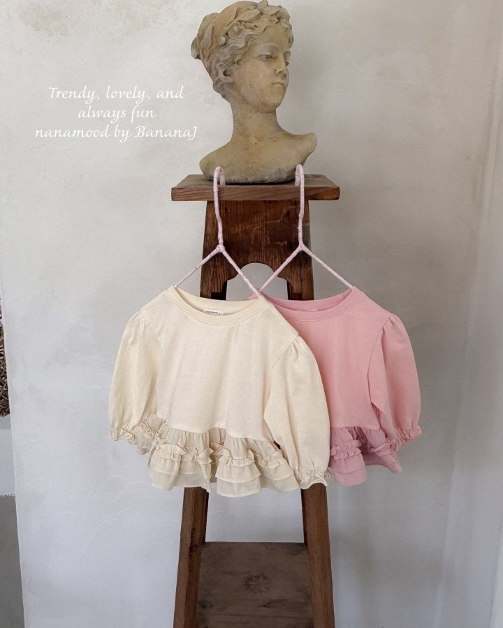 Bebe Ruffle Point Tee - nanamood by banana.j-6