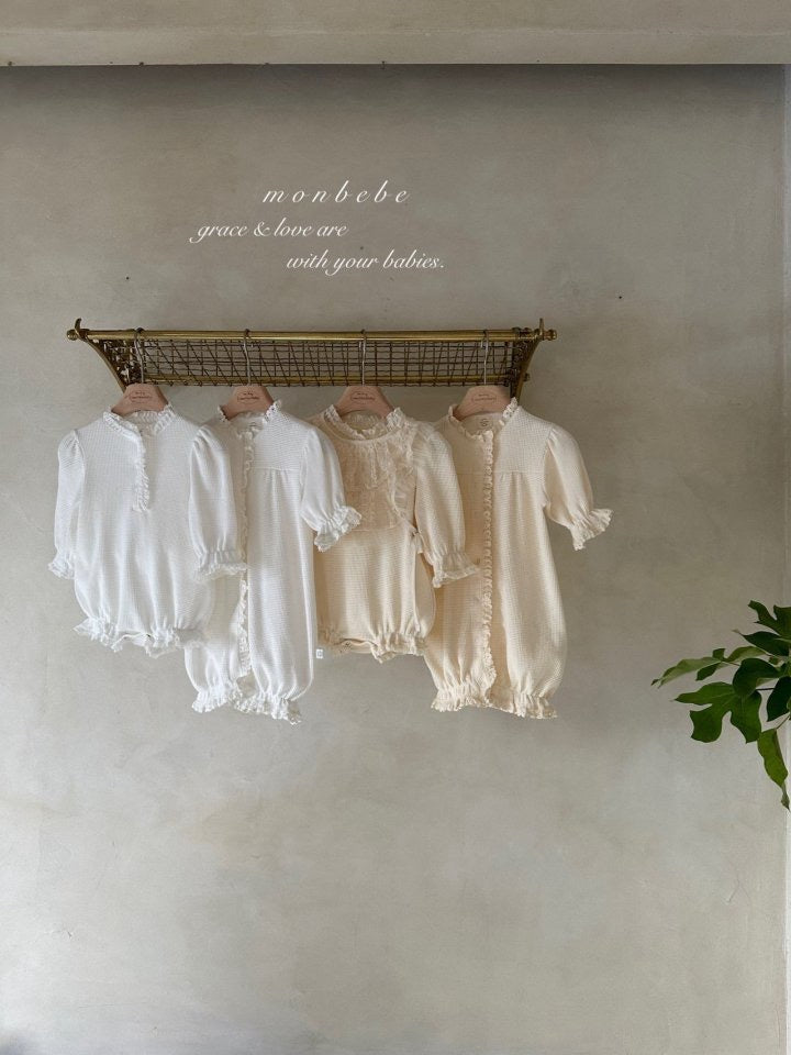Waffle Double Lace Suit -monbebe-34