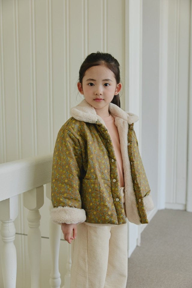 Reversible Flower Fur Jumper  / mon atelier-16