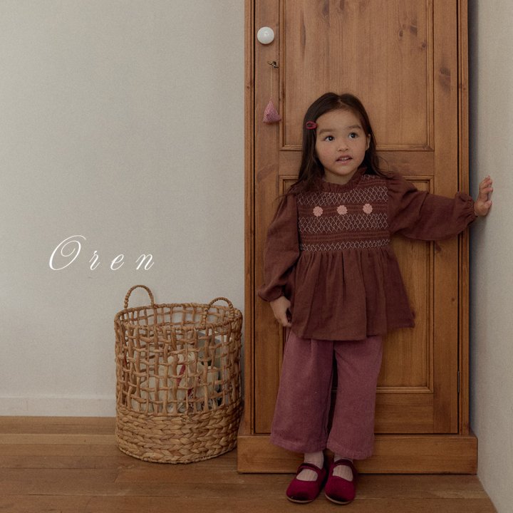 Rowan Embroidered Pants - OREN-4