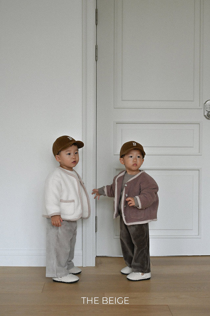 lapel padding jacket - thebeige - 1