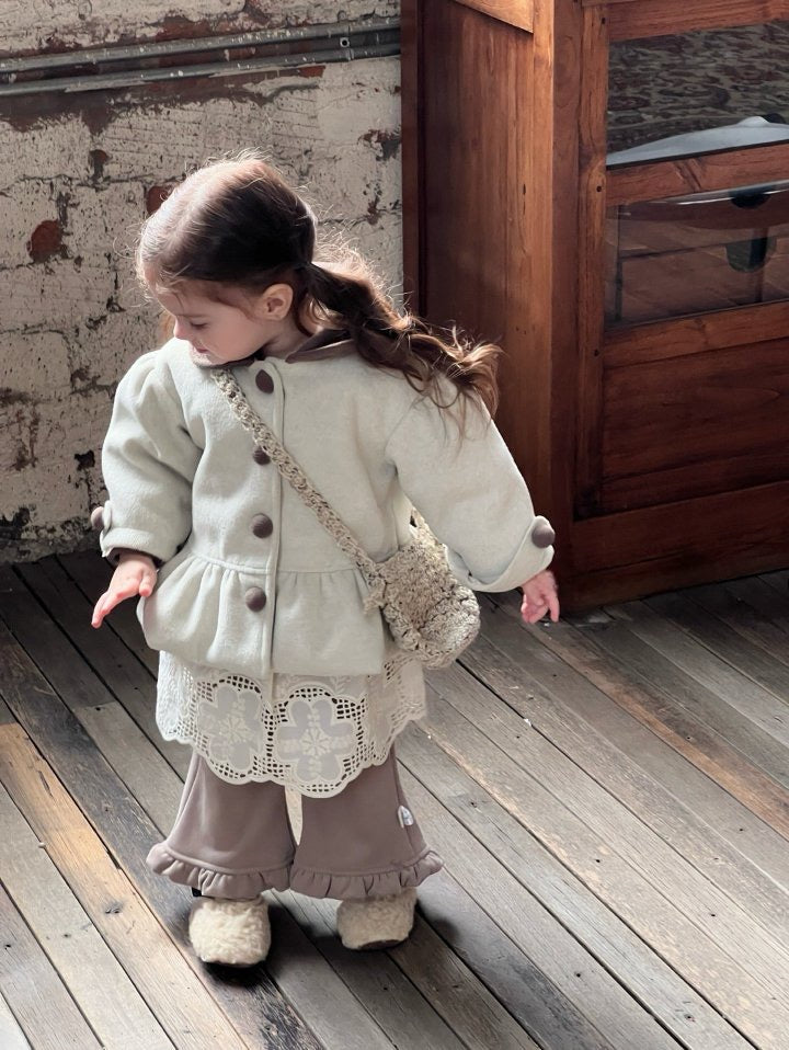 Cookie Collar Color-Block Coat - my daughter - 9