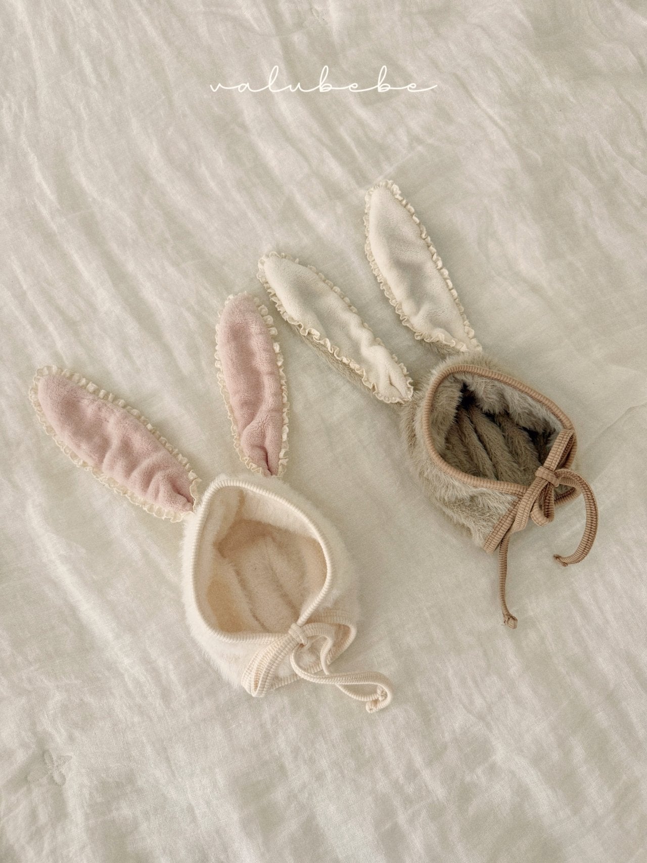 bunny fur bonnet hat-valubebe-31