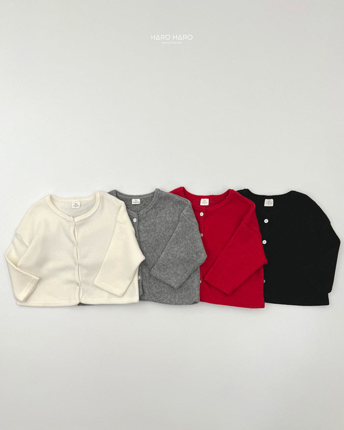 Edge Brushed Cardigan-HAROHARO-010