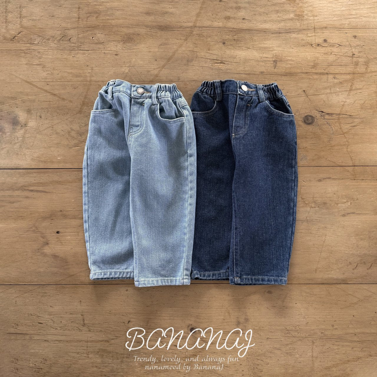 Washed denim PT-banana.j-26