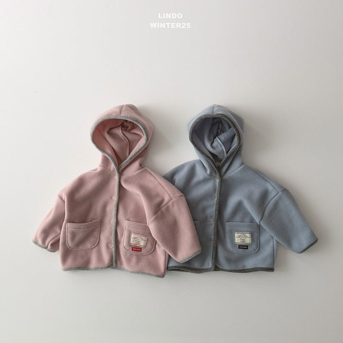 bouncy fleece hoodie jacket-LINDO-23