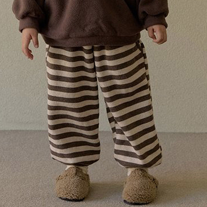 look stripe jogger pants-LINDO-20